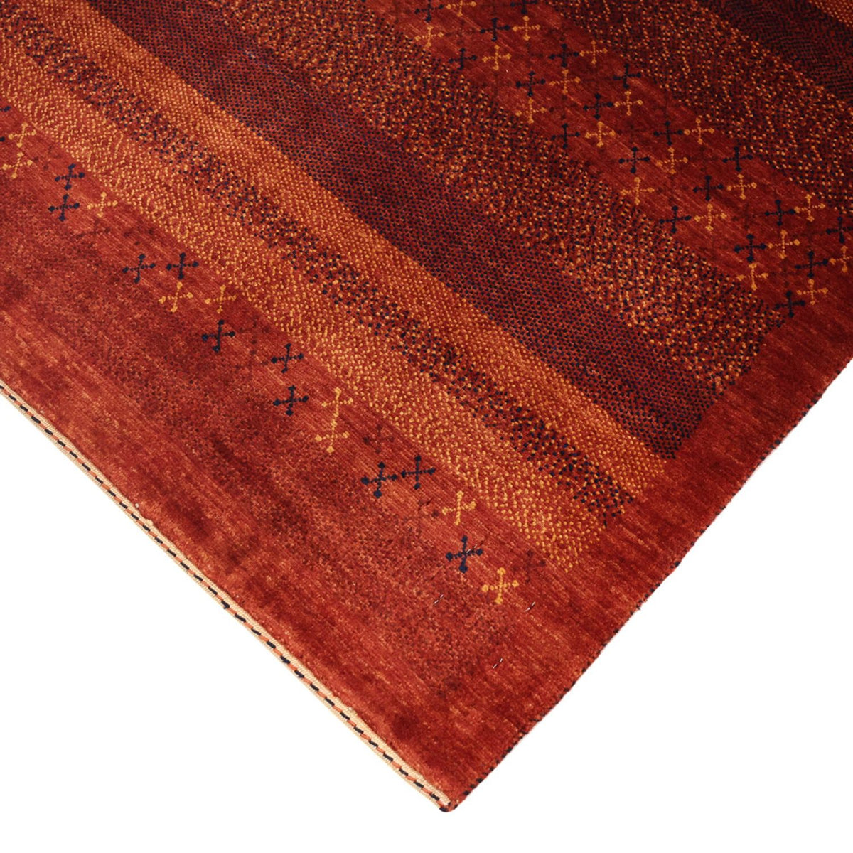 Alfombra Gabbeh - Persa Kashkuli - 114 x 97 cm - multicolor