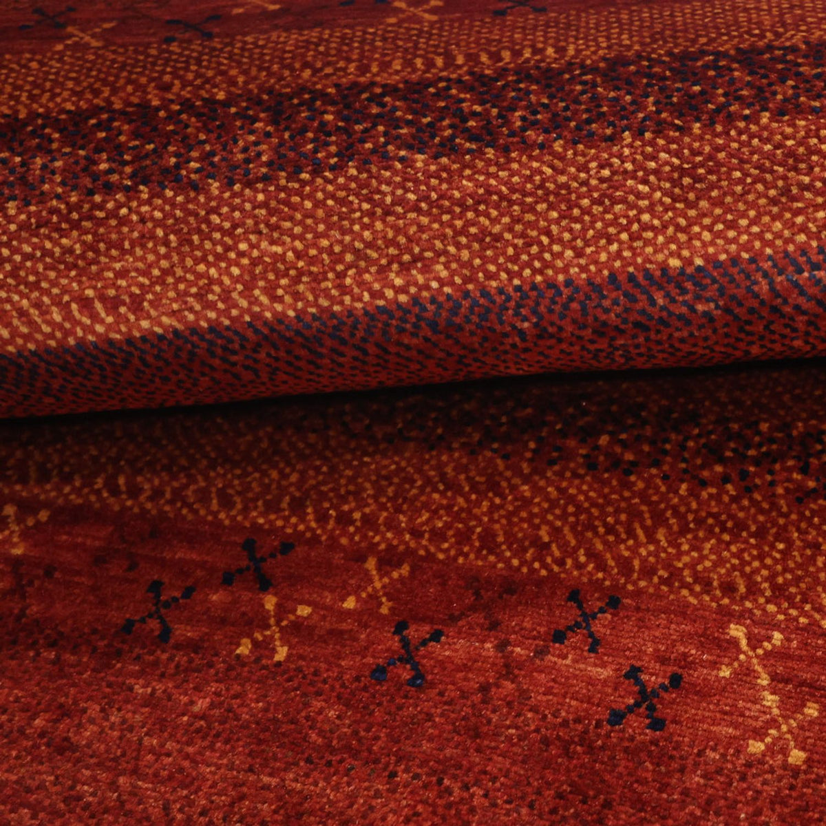 Alfombra Gabbeh - Persa Kashkuli - 114 x 97 cm - multicolor