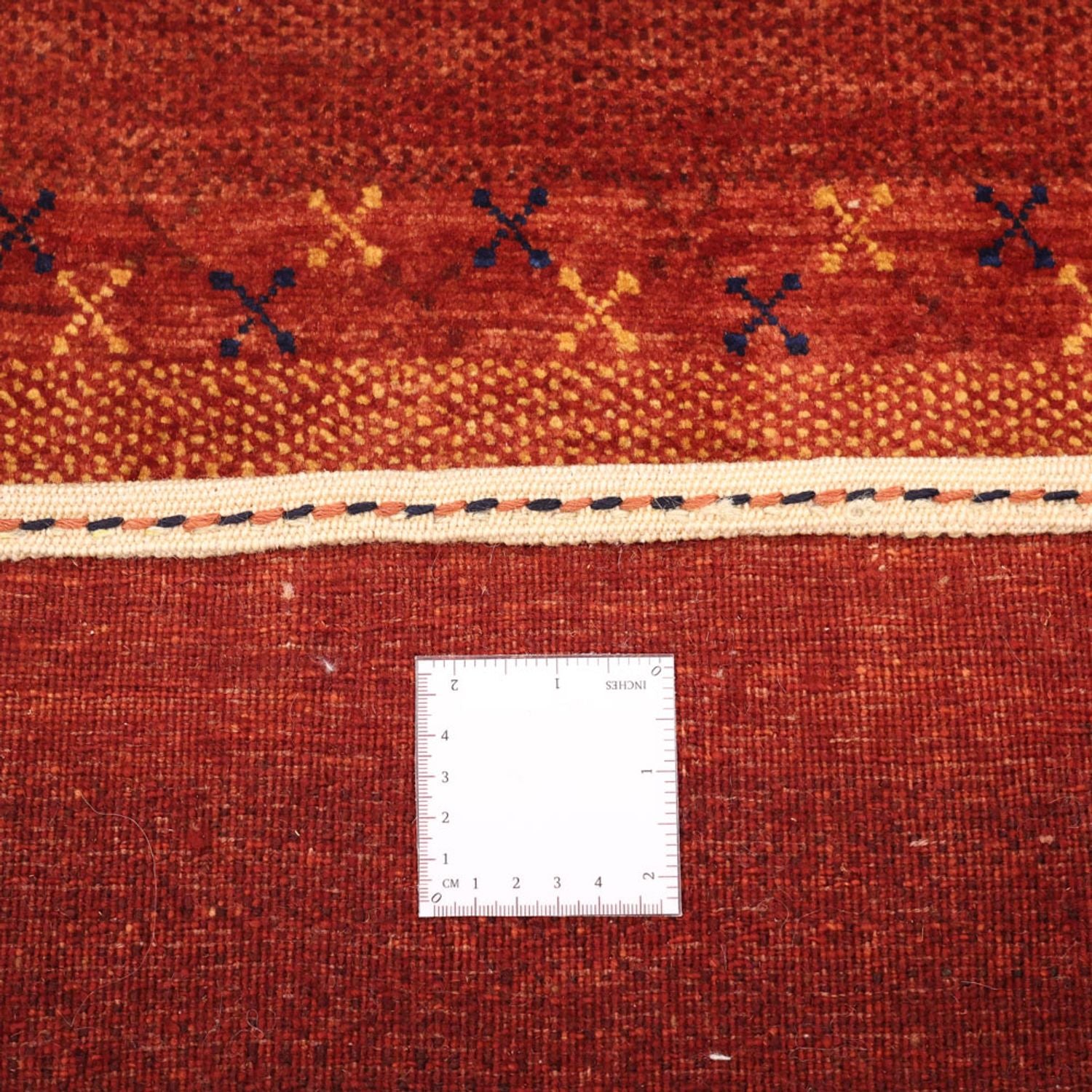 Alfombra Gabbeh - Persa Kashkuli - 114 x 97 cm - multicolor