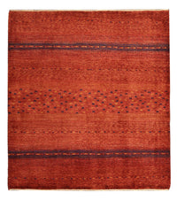 Alfombra Gabbeh - Persa Kashkuli cuadrado  - 116 x 102 cm - multicolor