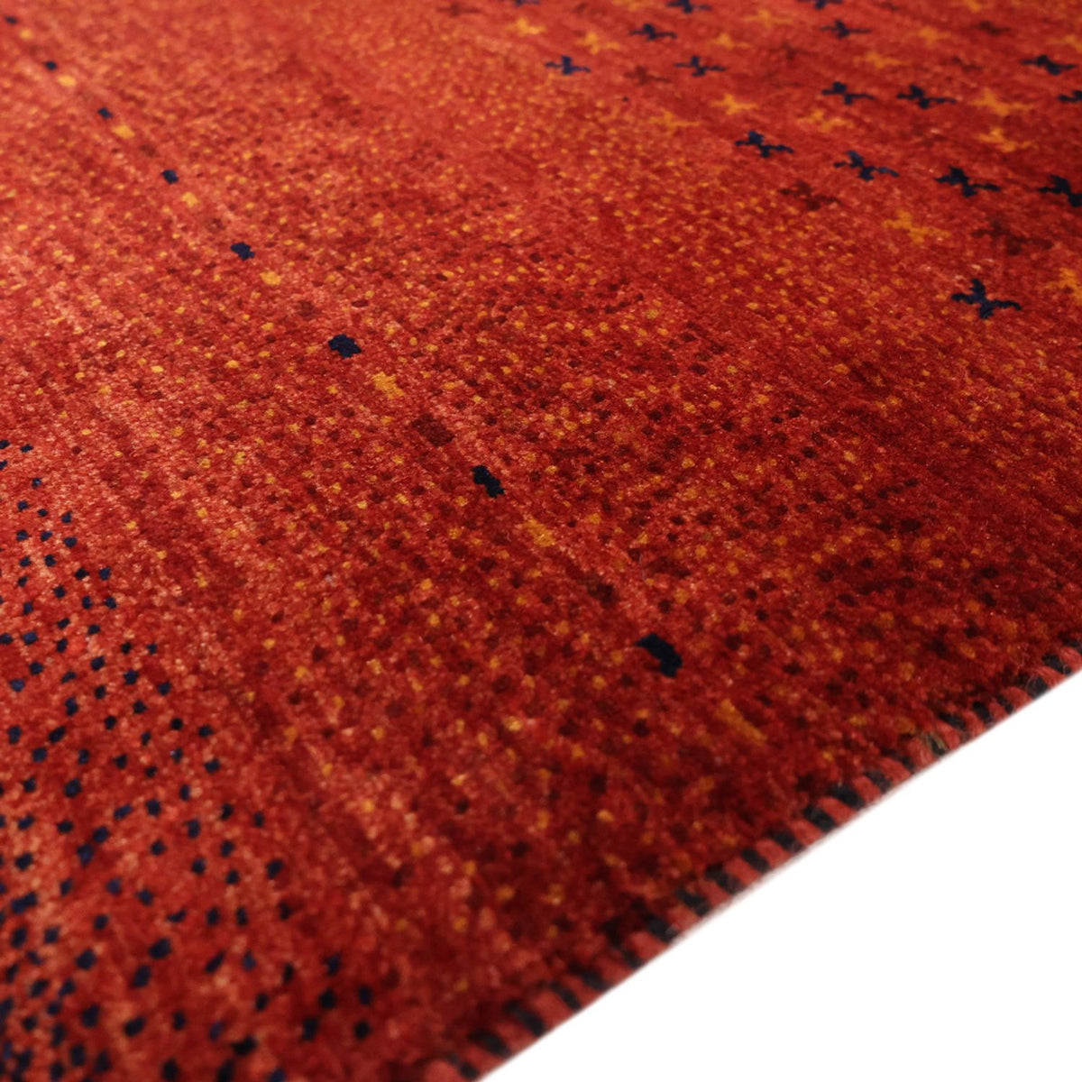 Alfombra Gabbeh - Persa Kashkuli cuadrado  - 116 x 102 cm - multicolor