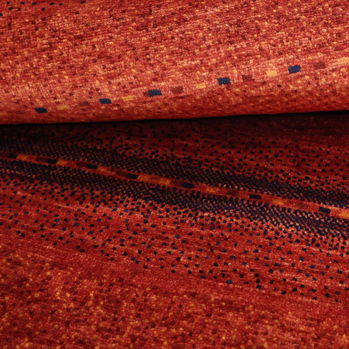 Alfombra Gabbeh - Persa Kashkuli cuadrado  - 116 x 102 cm - multicolor