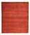 Alfombra Gabbeh - Persa Kashkuli cuadrado  - 112 x 102 cm - multicolor