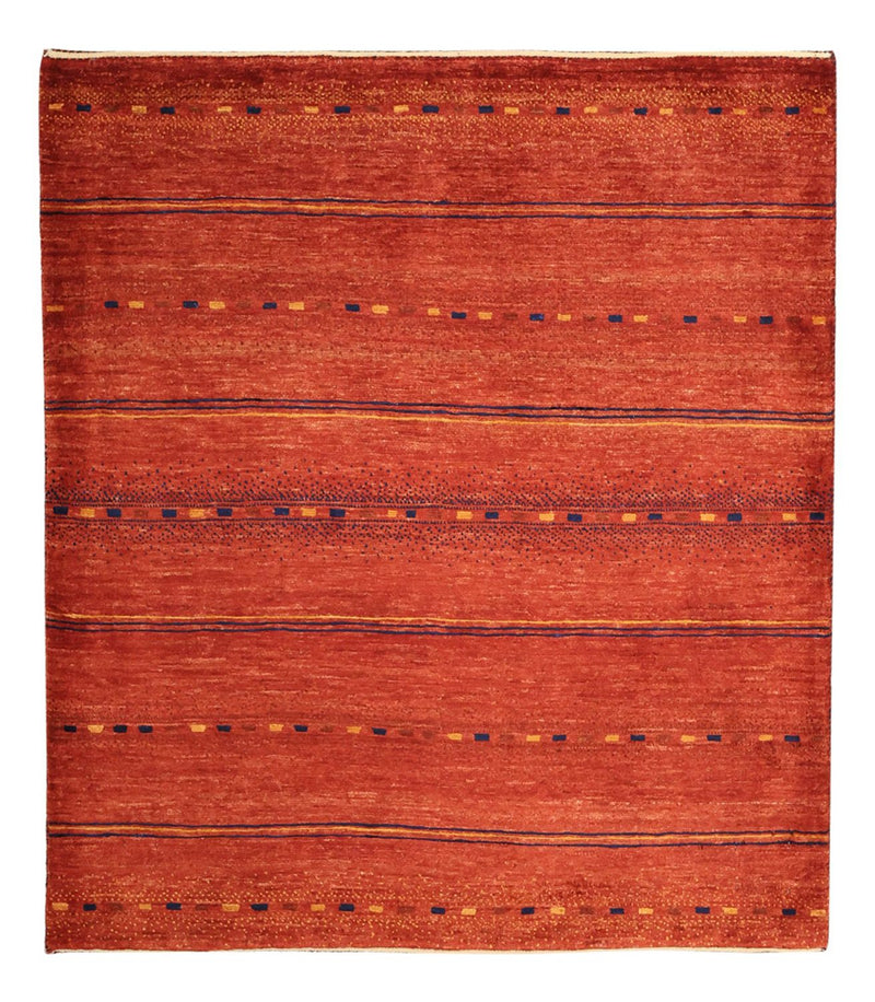 Alfombra Gabbeh - Persa Kashkuli cuadrado  - 112 x 102 cm - multicolor