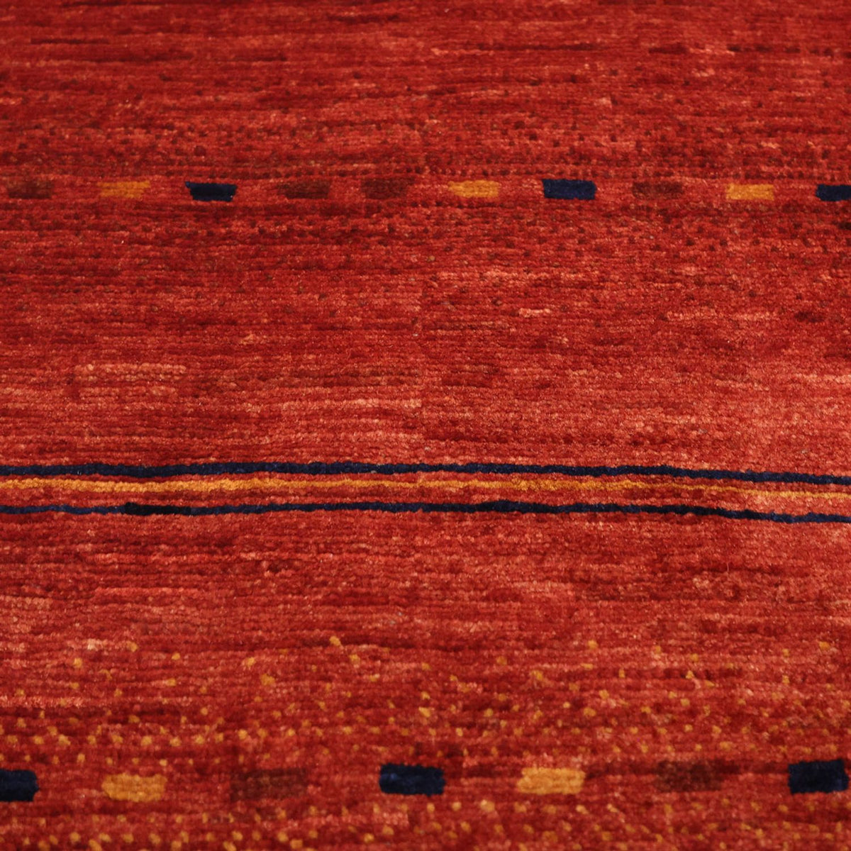 Alfombra Gabbeh - Persa Kashkuli cuadrado  - 112 x 102 cm - multicolor