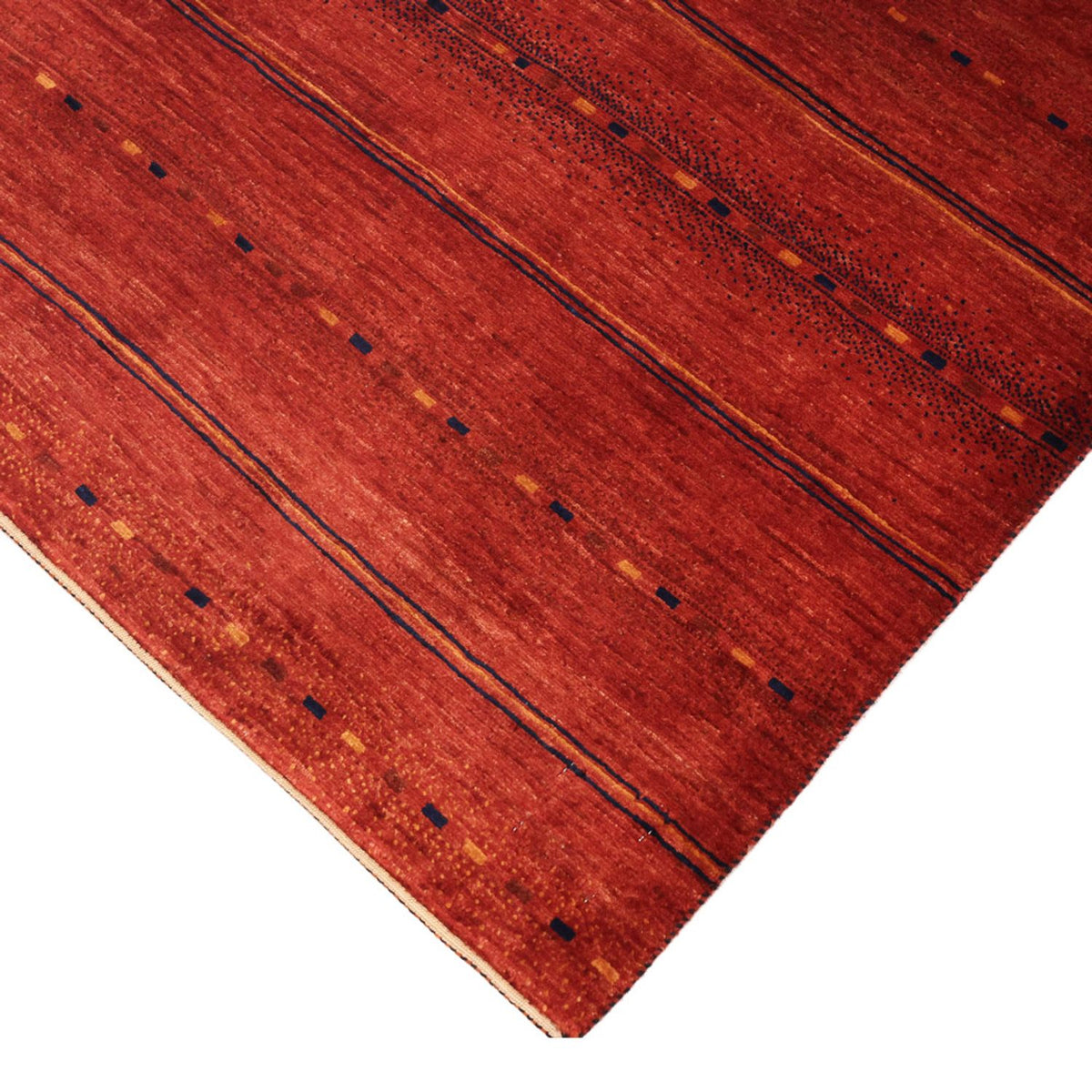 Alfombra Gabbeh - Persa Kashkuli cuadrado  - 112 x 102 cm - multicolor