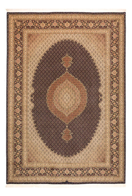 Alfombra Persa - Tabriz - Real - Real - 354 x 248 cm - marrón oscuro
