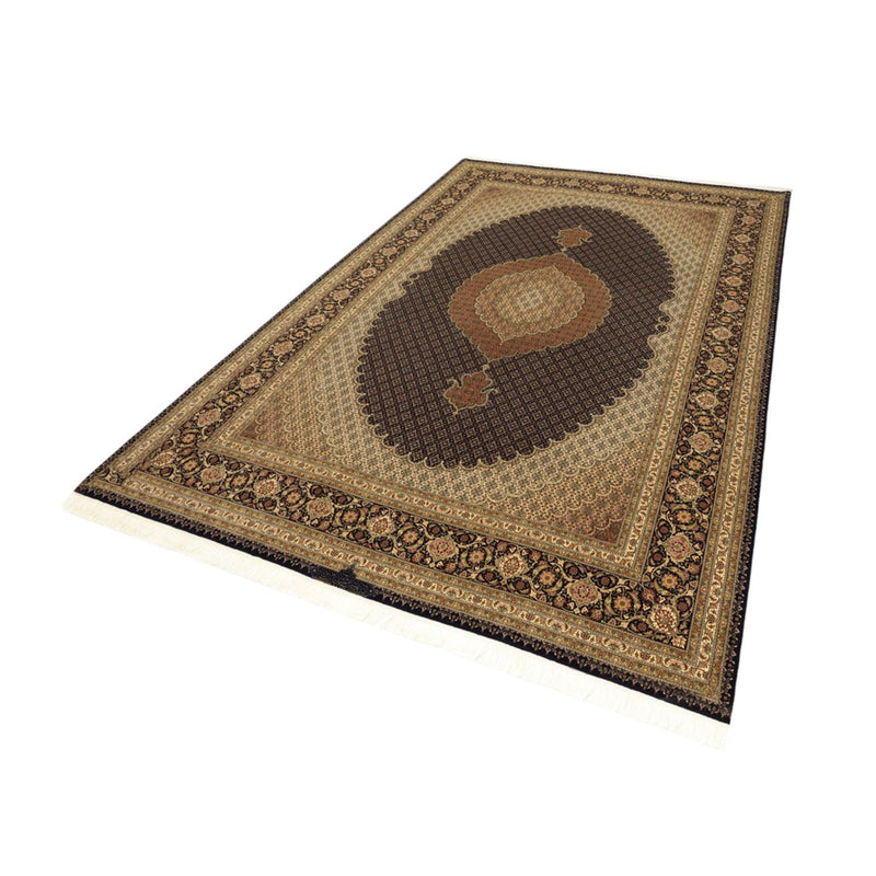 Alfombra Persa - Tabriz - Real - Real - 354 x 248 cm - marrón oscuro