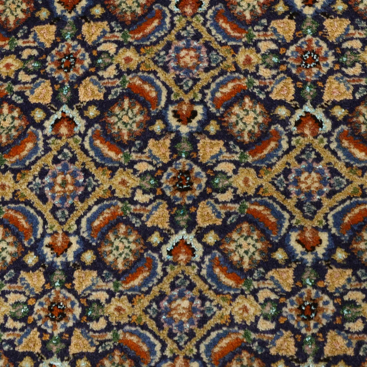 Alfombra persa - Clásica - 146 x 99 cm - verde oscuro