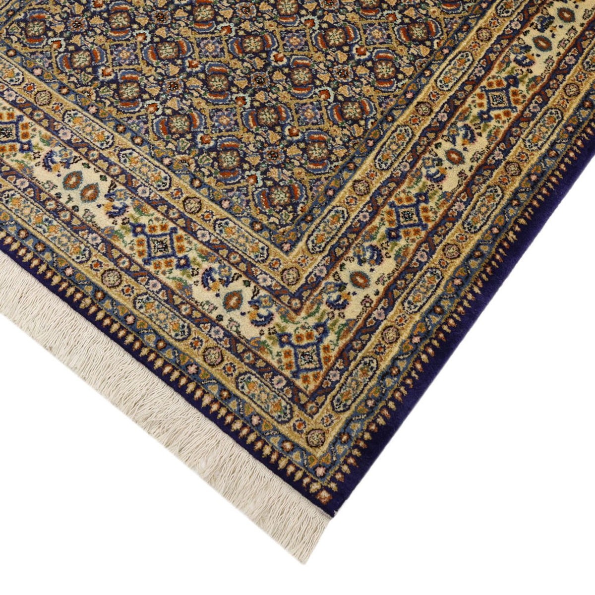 Alfombra persa - Clásica - 146 x 99 cm - verde oscuro