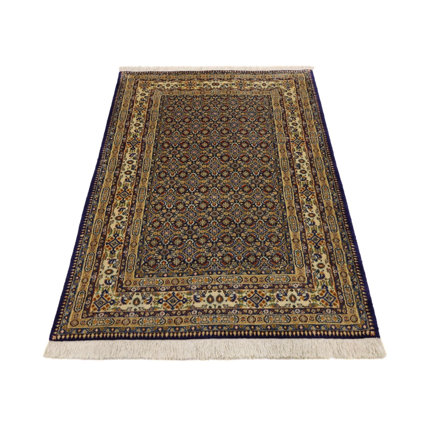 Alfombra persa - Clásica - 146 x 99 cm - verde oscuro