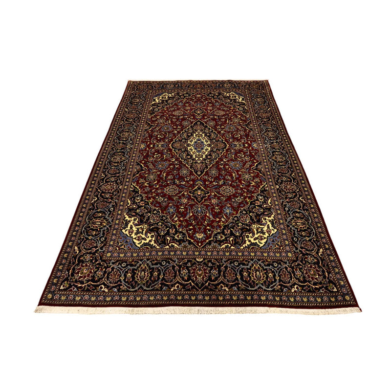 Alfombra persa - Keshan - 222 x 144 cm - rojo