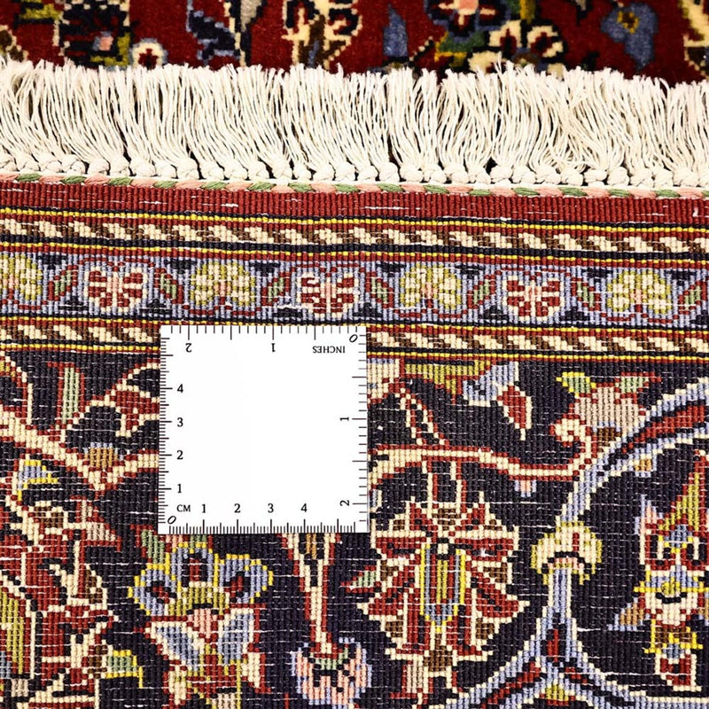 Alfombra persa - Keshan - 222 x 144 cm - rojo