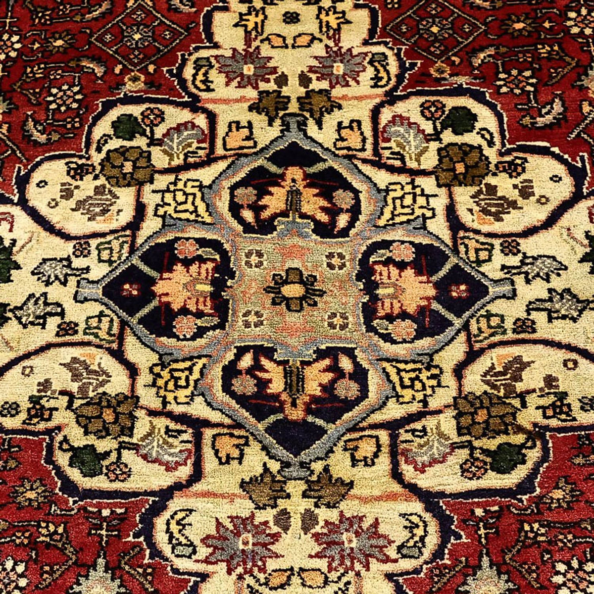 Alfombra persa - Bidjar - 217 x 144 cm - rojo