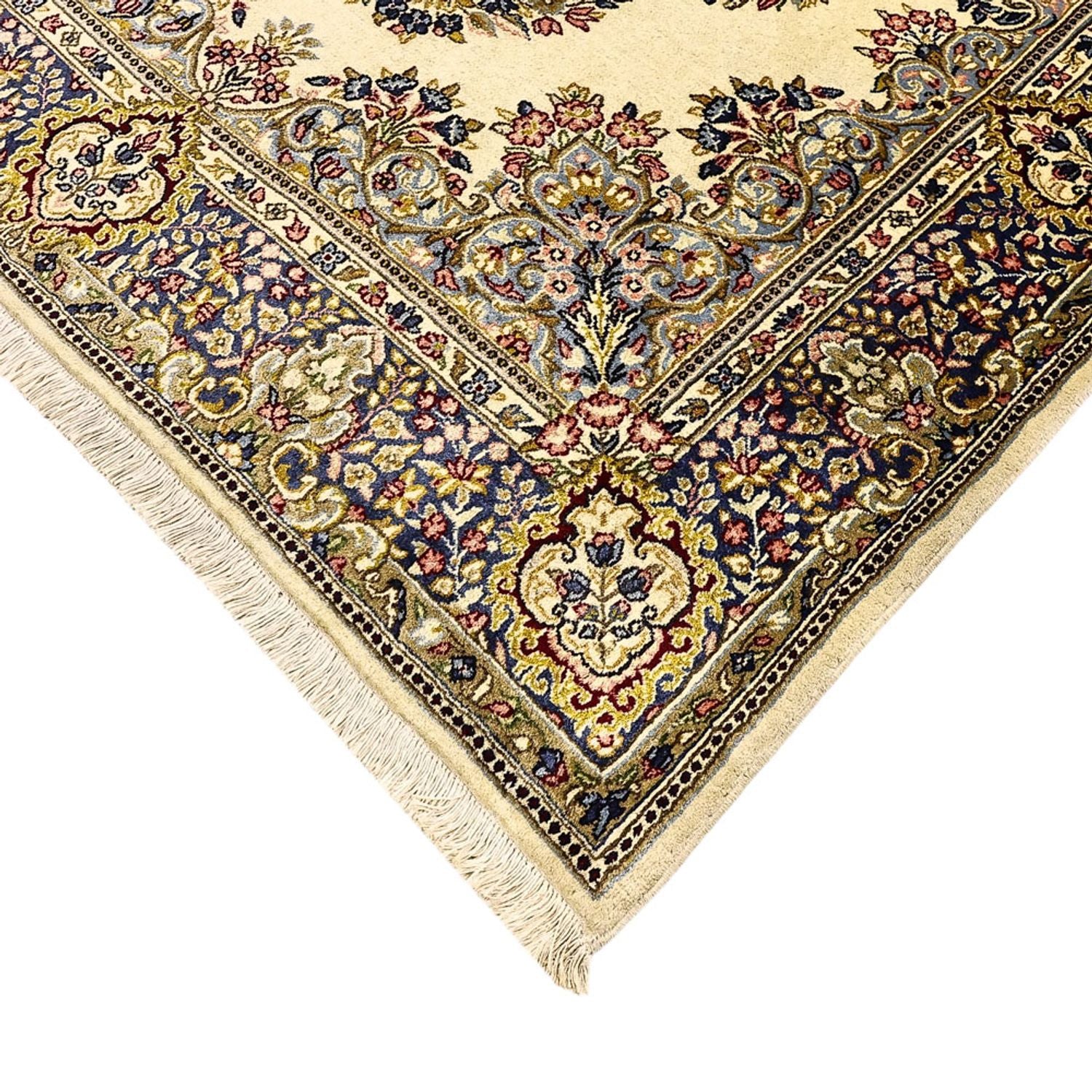 Alfombra persa - Clásica - Real - 214 x 149 cm - crema