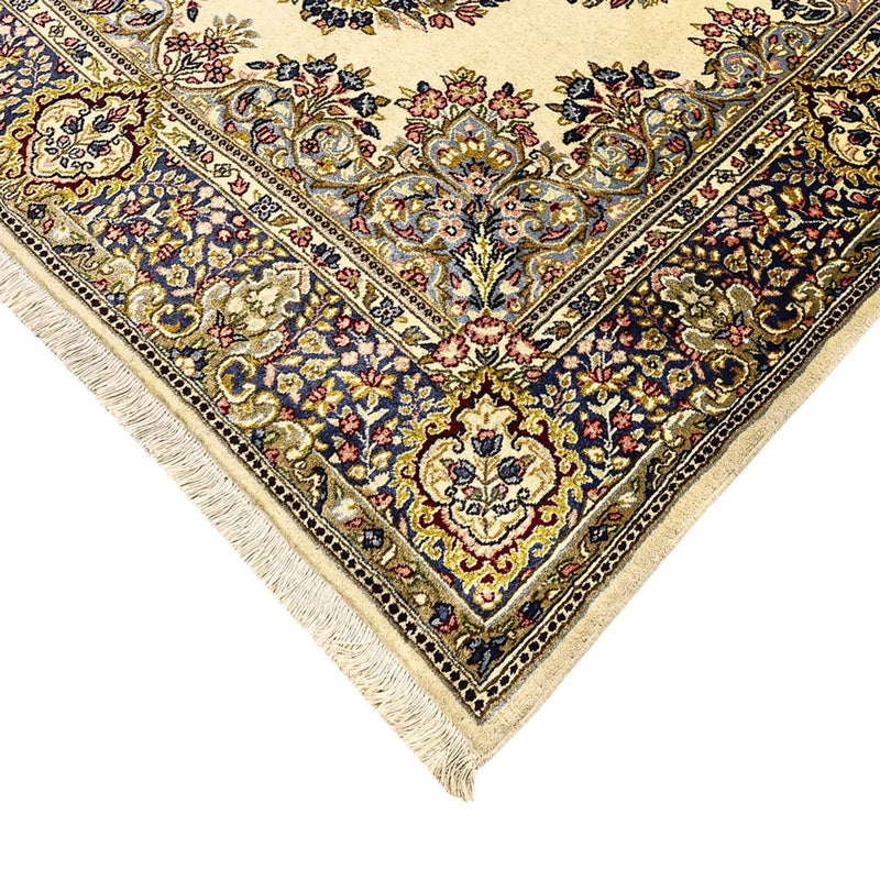 Alfombra persa - Clásica - Real - 214 x 149 cm - crema