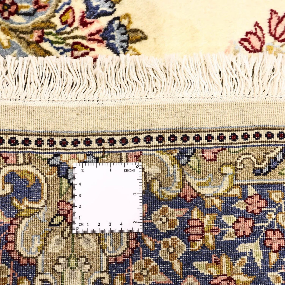 Alfombra persa - Clásica - Real - 214 x 149 cm - crema