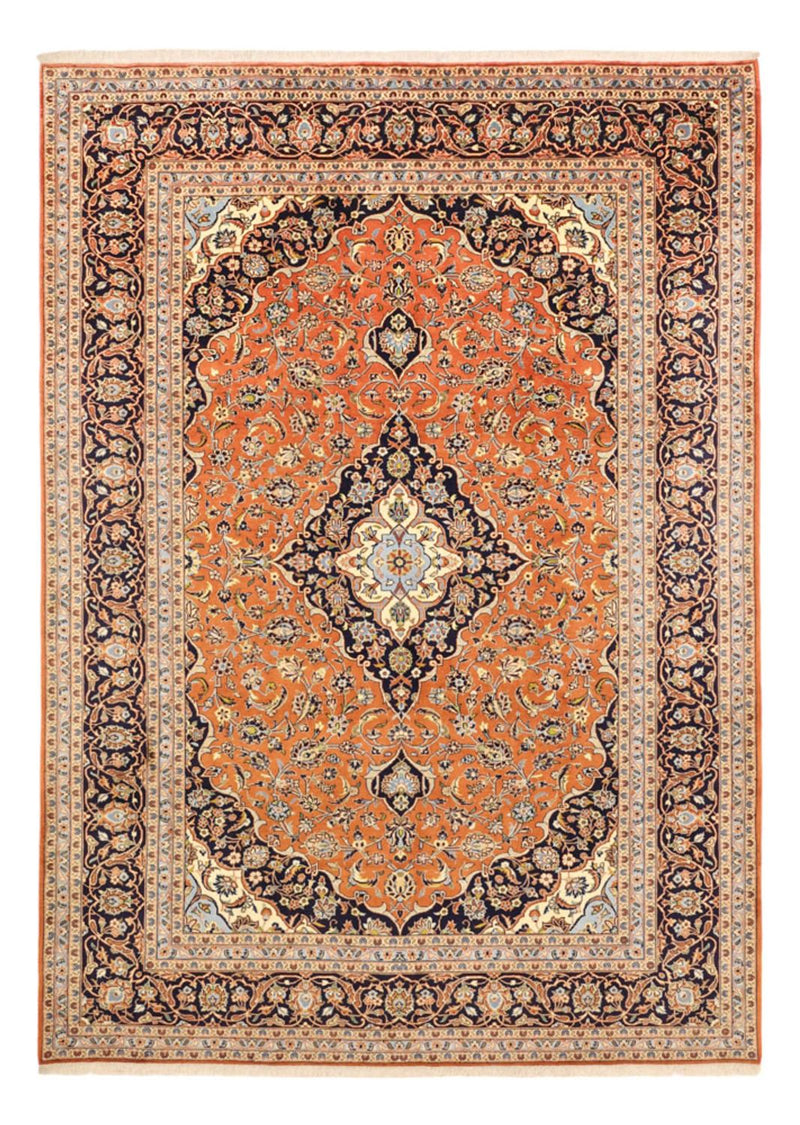 Alfombra persa - Keshan - 347 x 251 cm - rojo claro