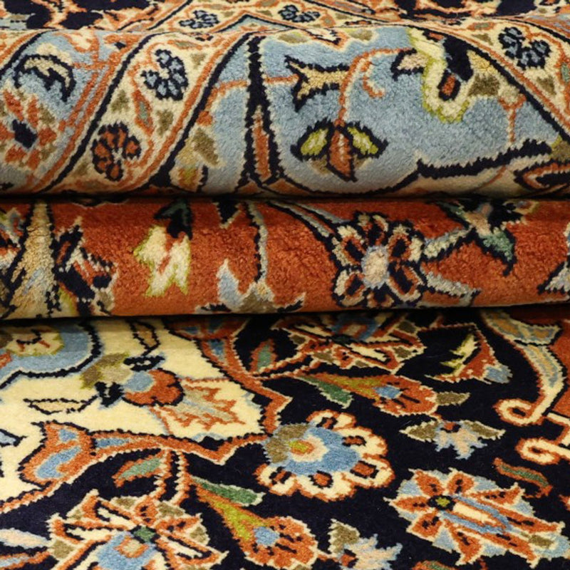 Alfombra persa - Keshan - 347 x 251 cm - rojo claro