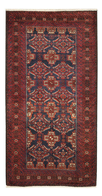 Alfombra Belutsch - 192 x 105 cm - rojo oscuro