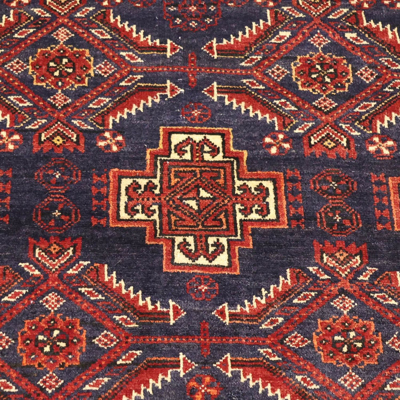Alfombra Belutsch - 192 x 105 cm - rojo oscuro