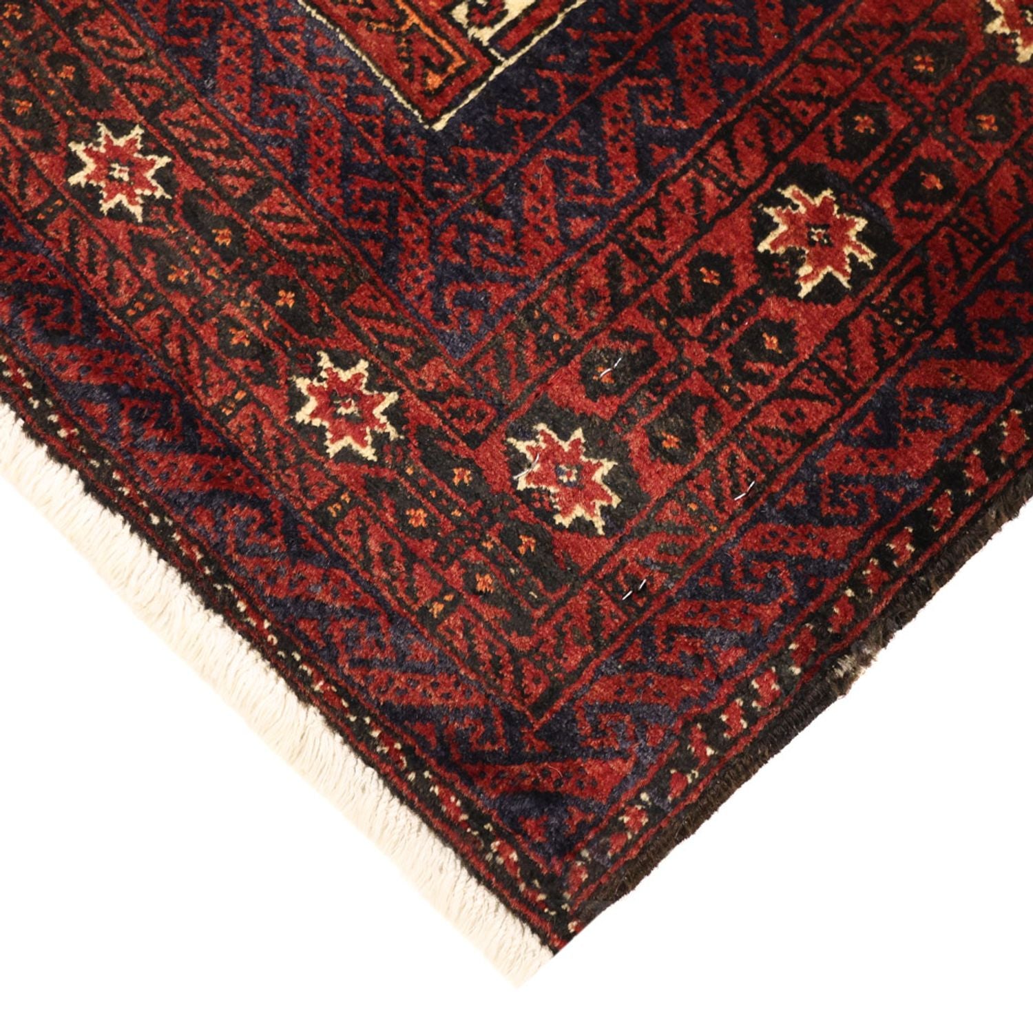 Alfombra Belutsch - 192 x 105 cm - rojo oscuro