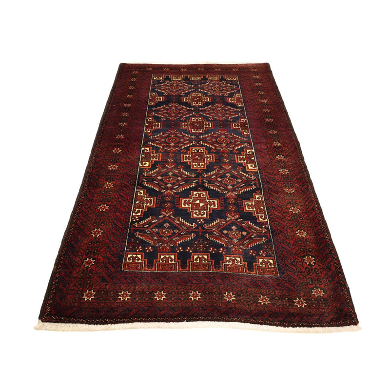 Alfombra Belutsch - 192 x 105 cm - rojo oscuro