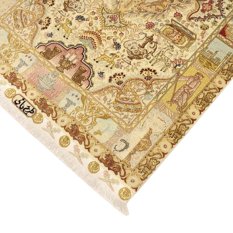 Alfombra Persa - Tabriz - Real - Real - 160 x 102 cm - arena