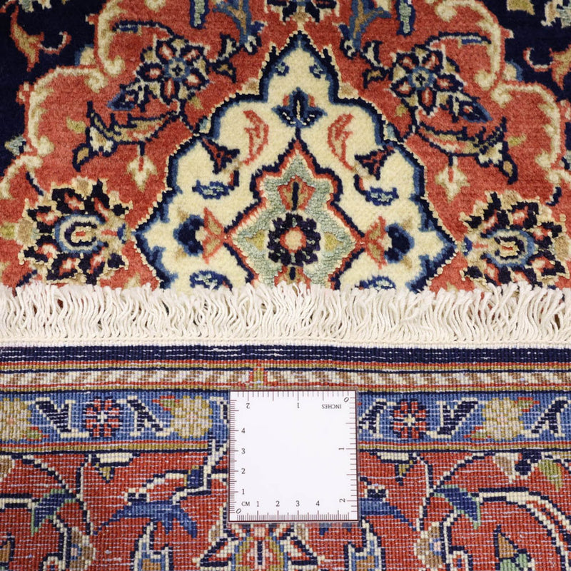 Alfombra persa - Keshan - 169 x 114 cm - azul oscuro