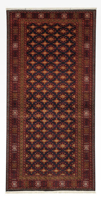 Alfombra de pasillo Alfombra Belutsch - 220 x 108 cm - marrón oscuro