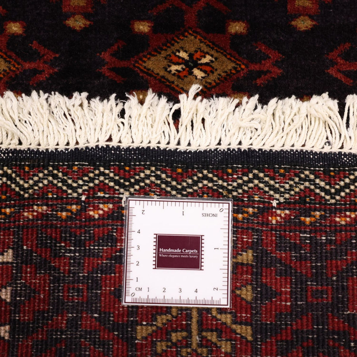 Alfombra de pasillo Alfombra Belutsch - 220 x 108 cm - marrón oscuro