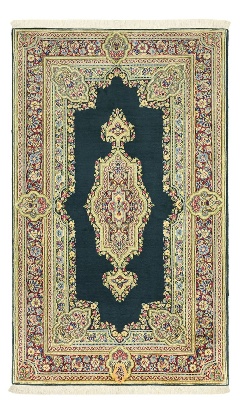 Alfombra persa - Clásica - 152 x 92 cm - azul oscuro