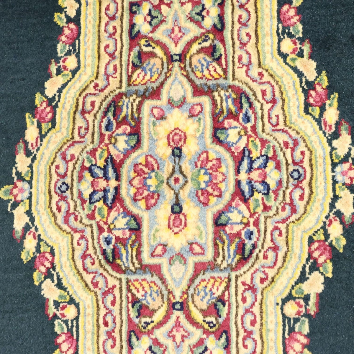 Alfombra persa - Clásica - 152 x 92 cm - azul oscuro