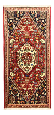 Alfombra Gabbeh - Persa Kashkuli - 153 x 70 cm - rojo