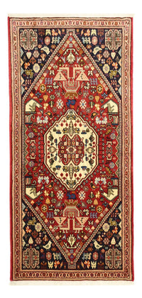 Alfombra Gabbeh - Persa Kashkuli - 153 x 70 cm - rojo