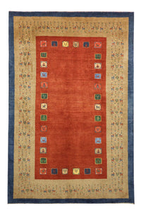 Alfombra Gabbeh - Persa Kashkuli - 184 x 121 cm - rojo