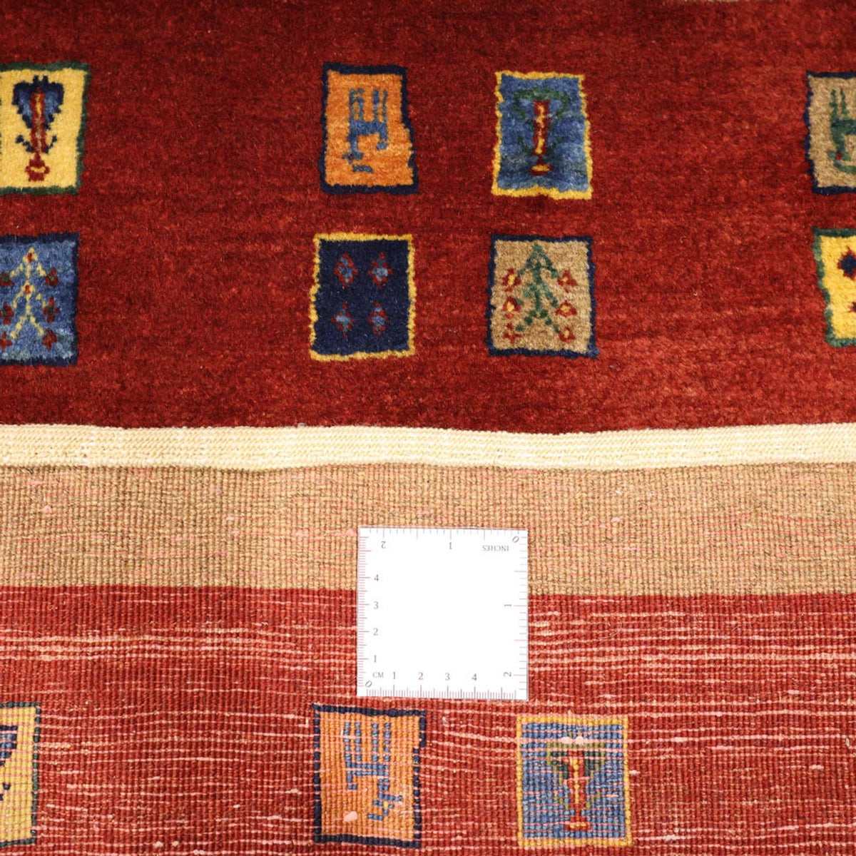 Alfombra Gabbeh - Loribaft Persa - 158 x 108 cm - multicolor