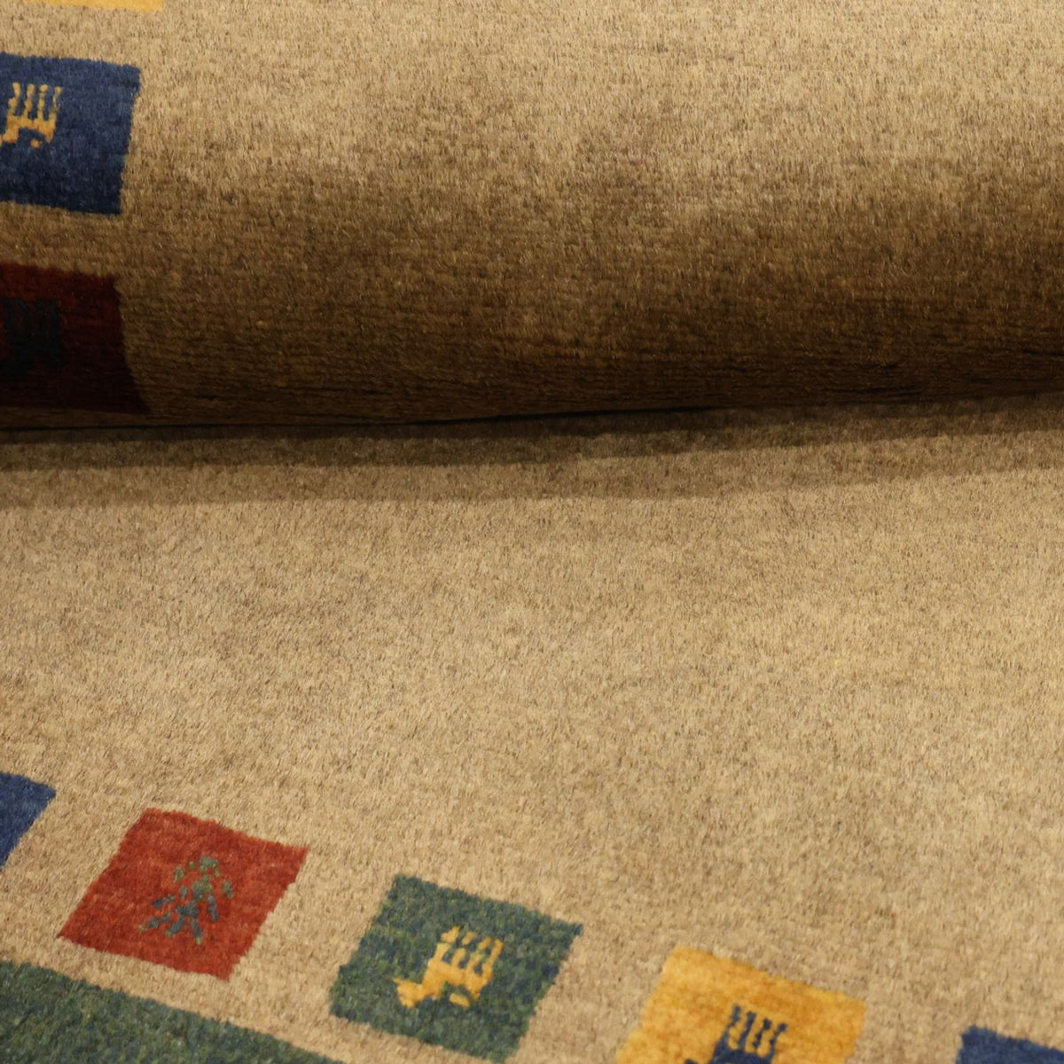 Alfombra Gabbeh - Loribaft Persa - 128 x 86 cm - multicolor