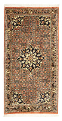 Alfombra persa - Bidjar - 133 x 73 cm - beige oscuro