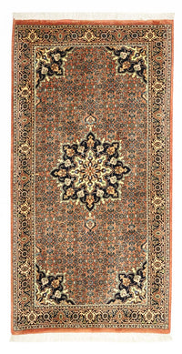 Alfombra persa - Bidjar - 133 x 73 cm - beige oscuro