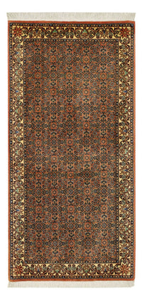 Alfombra persa - Bidjar - 144 x 71 cm - beige oscuro