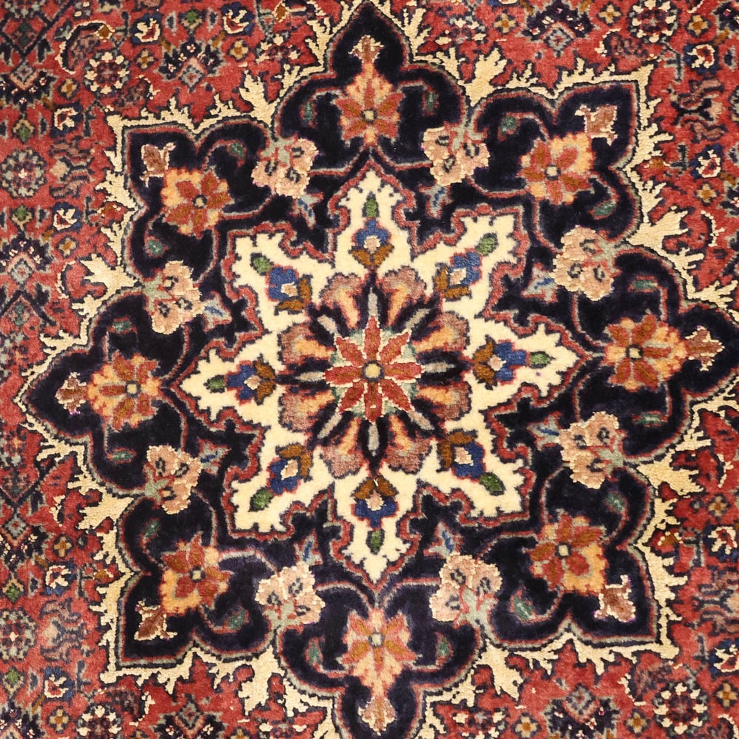 Alfombra persa - Bidjar - 159 x 91 cm - óxido