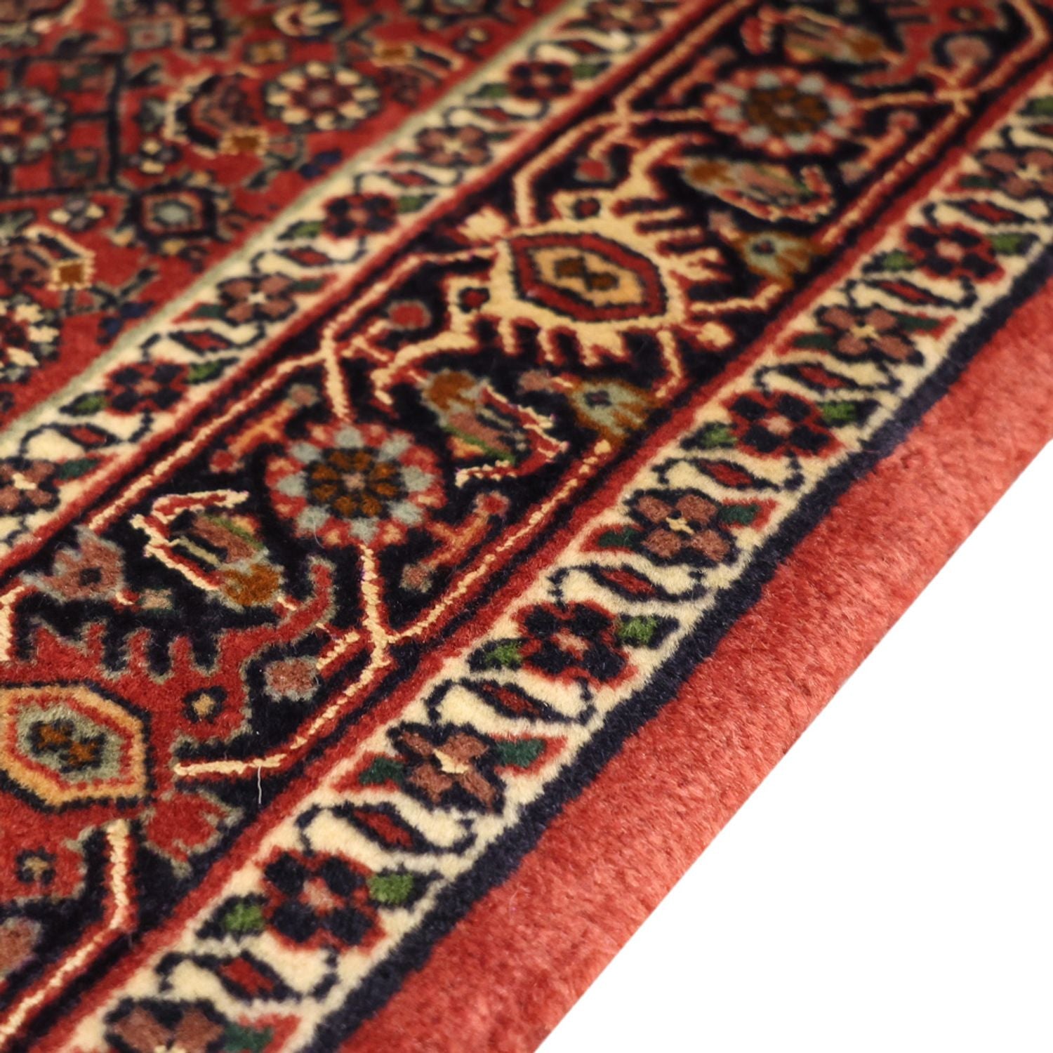 Alfombra persa - Bidjar - 159 x 91 cm - óxido