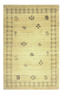 Alfombra Gabbeh - Persa Kashkuli - 150 x 101 cm - beige