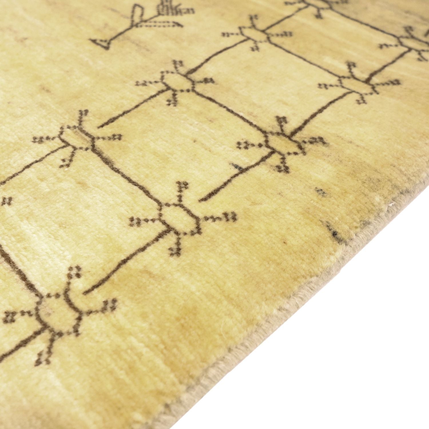 Alfombra Gabbeh - Persa Kashkuli - 150 x 101 cm - beige