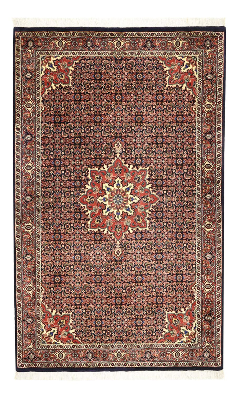 Alfombra persa - Bidjar - 146 x 90 cm - beige oscuro