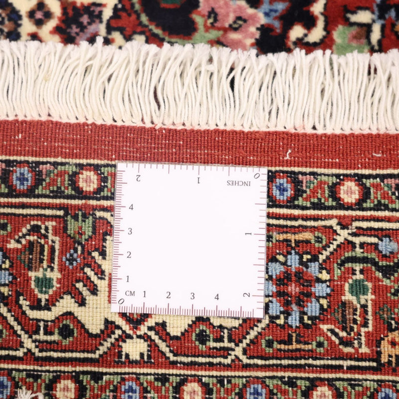Alfombra persa - Bidjar - 137 x 72 cm - beige oscuro