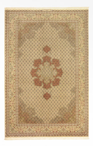 Alfombra persa - Tabriz - 300 x 201 cm - beige claro