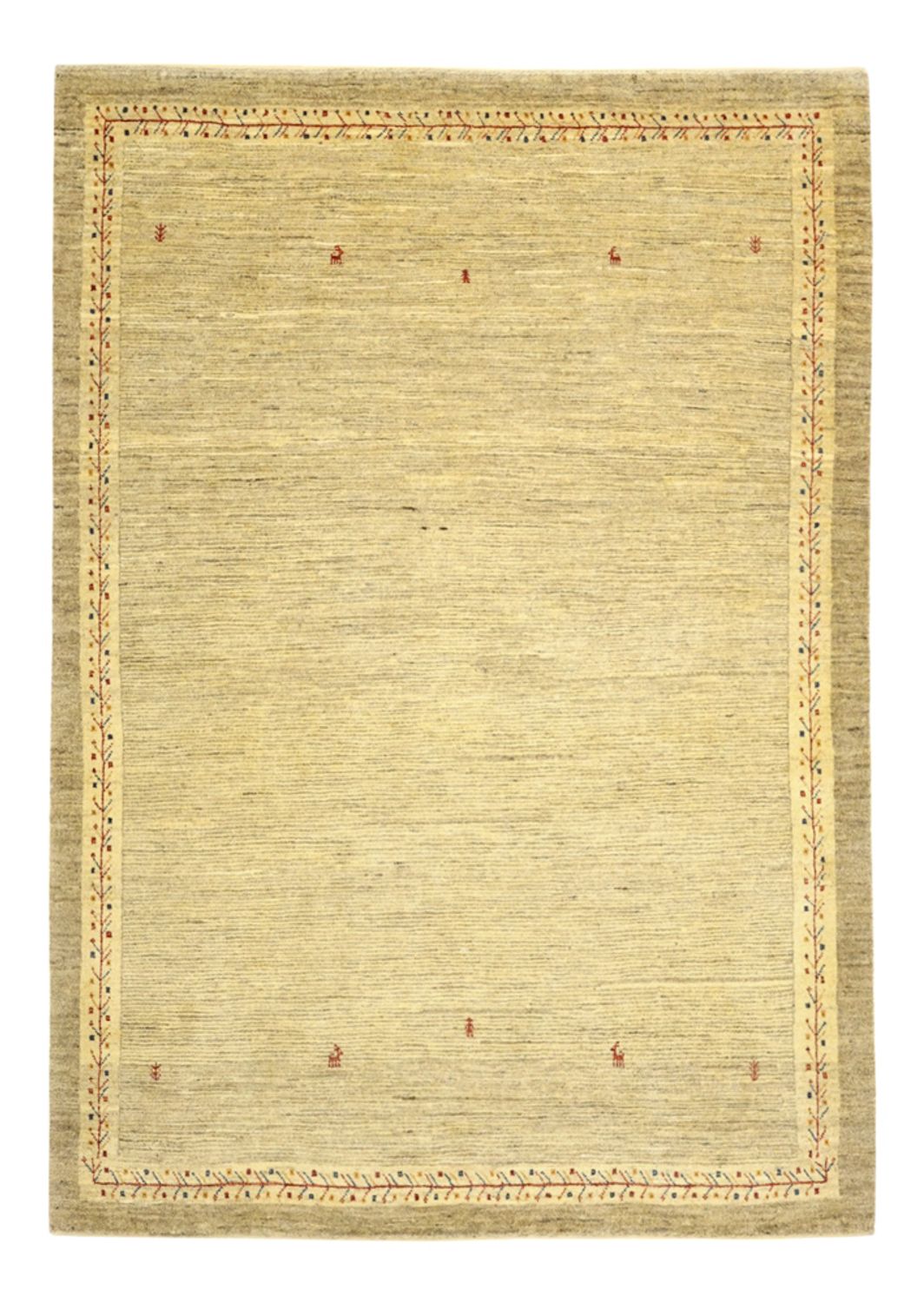 Alfombra Gabbeh - Persa Kashkuli - 158 x 112 cm - beige