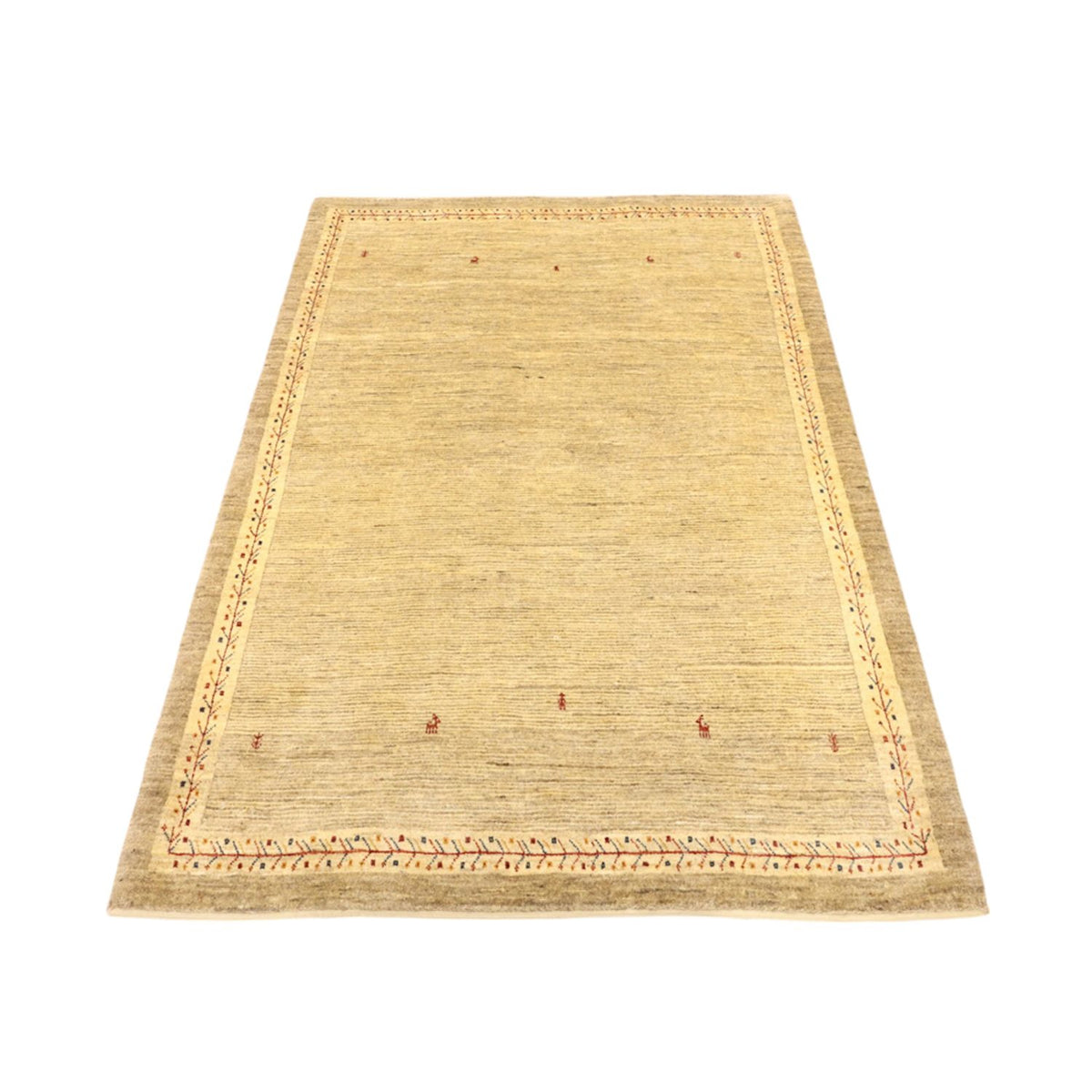 Alfombra Gabbeh - Persa Kashkuli - 158 x 112 cm - beige